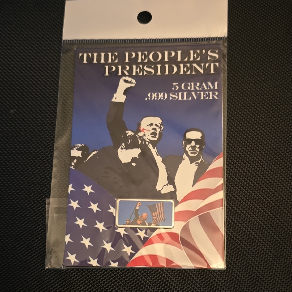 The People's President 5 Gram Silver Bar